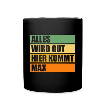Max - Full Colour Mug - black - Front