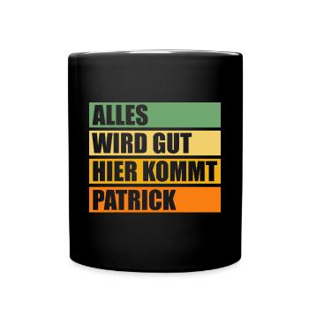 Patrick - Tasse einfarbig - Schwarz - Vorne