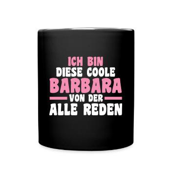 Barbara - Tasse einfarbig - Schwarz - Vorne