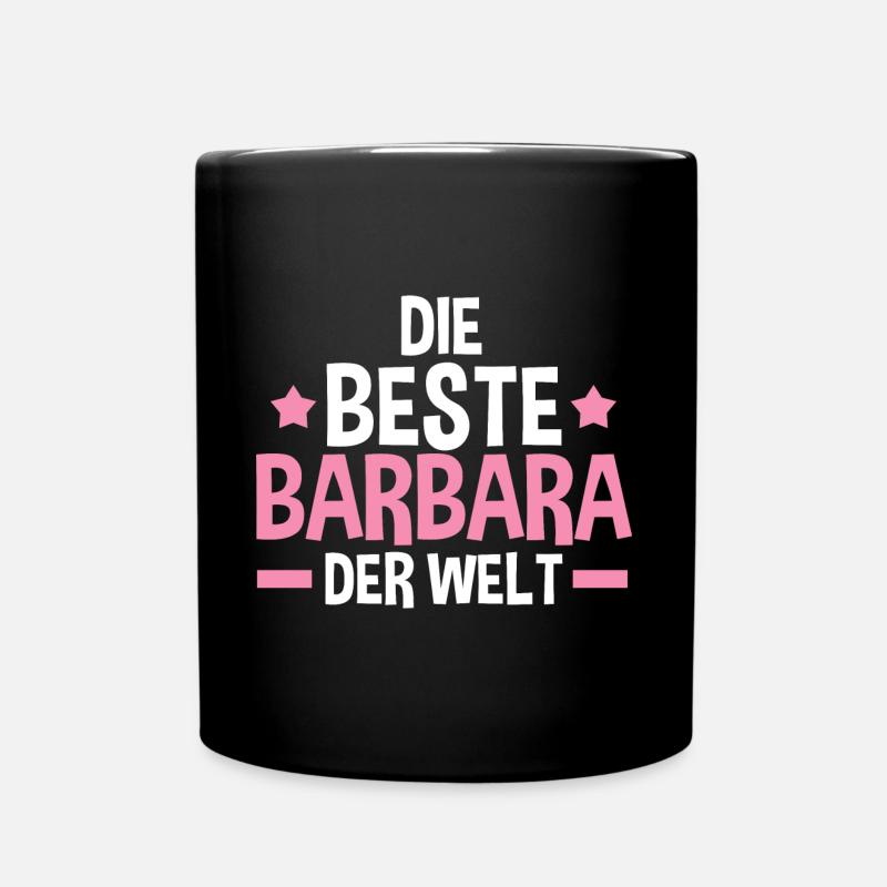 Barbara - Tasse einfarbig - Schwarz