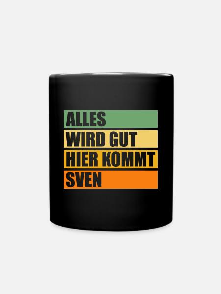 Sven - Tasse einfarbig - Schwarz