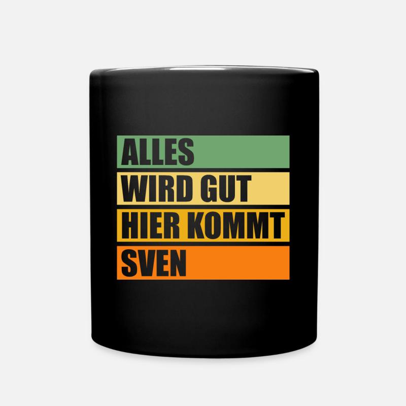 Sven - Tasse einfarbig - Schwarz