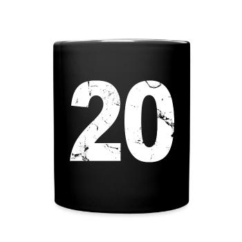 Cool Number 20 - 20 ans 20th Birthday Gift - Mug uni - noir - Devant