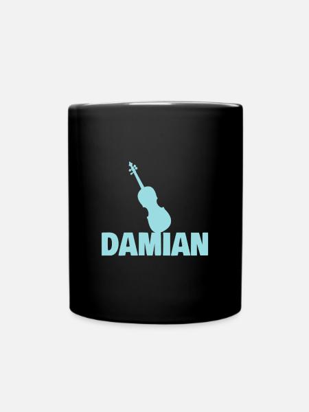Geige Damian - Tasse einfarbig - Schwarz