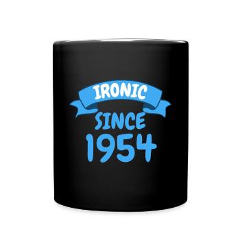 Ironique depuis 1954 Party Gift 69e anniversaire - Mug uni - noir - Devant