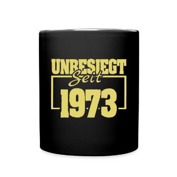 seit 1973 - Tasse einfarbig - Schwarz - Vorne