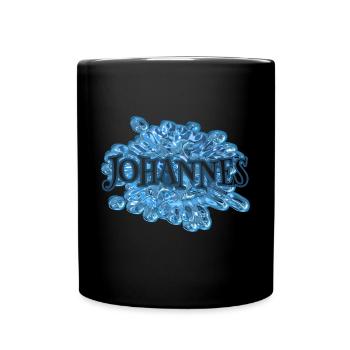 Water drop Johannes - Full Colour Mug - black - Front
