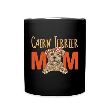 Cairn Terrier Chien - Mug uni - noir - Devant