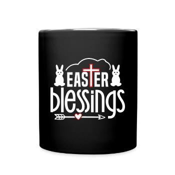 Ostern - Feiere die Auferstehung von Jesus - Tasse einfarbig - Schwarz - Vorne
