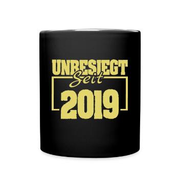 2019 - Tasse einfarbig - Schwarz - Vorne
