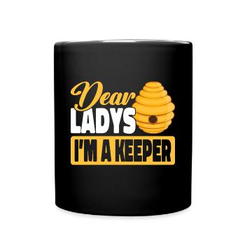 Beekeepers Bees Honey bees Beekeeping - Full Colour Mug - black - Front