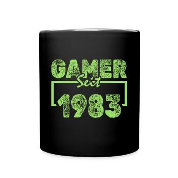 1983 - Tasse einfarbig - Schwarz - Vorne