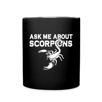 Scorpion - Mug uni - noir - Devant