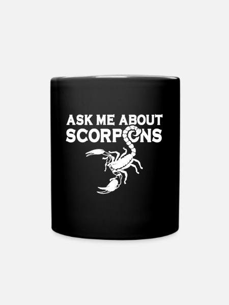 Skorpion - Tasse einfarbig - Schwarz