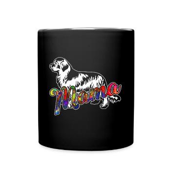 Newfoundland Dog Newfoundland Dog Mama - Full Colour Mug - black - Front