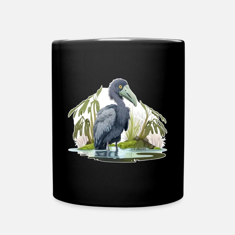 Schuhschnabel - Tasse einfarbig - Schwarz