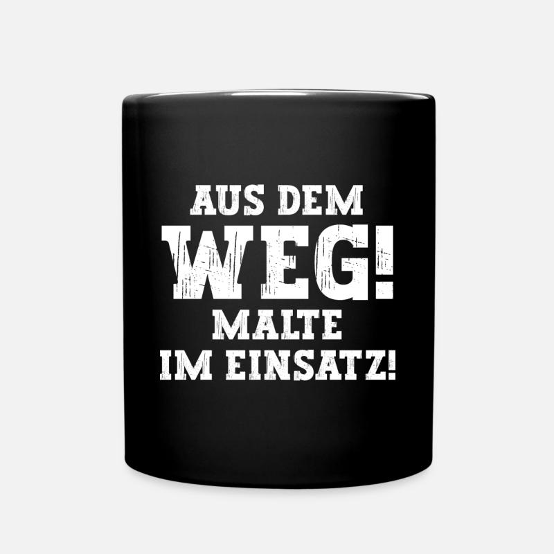 Malte Lustiger Spruch Vorname Name Malte - Tasse einfarbig - Schwarz