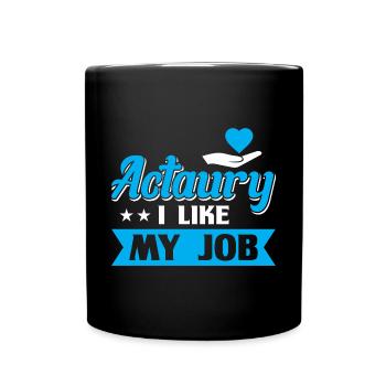 Insurance Salesman Insurance Agent - Full Colour Mug - black - Front