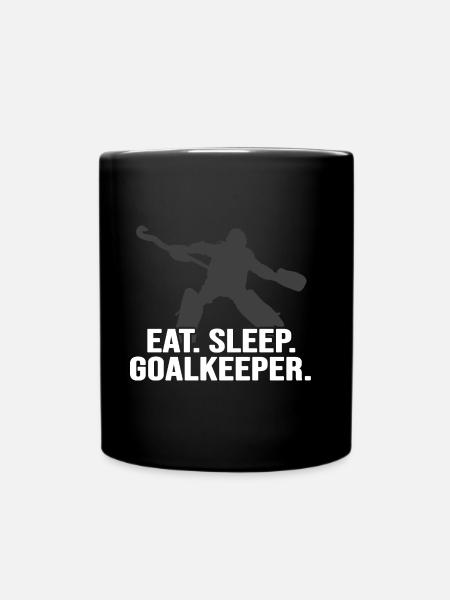 Hockey Feldhockey-Torwart Hockey-Goalkeeper - Tasse einfarbig - Schwarz