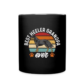Australian Cattle Dog Red Blue Heeler - Tasse einfarbig - Schwarz - Vorne