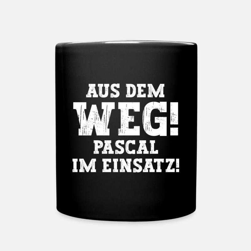 Pascal Lustiger Spruch Vorname Name Pascal - Tasse einfarbig - Schwarz