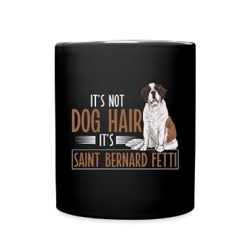 St. Bernard St. Bernard Dog Dog - Full Colour Mug - black - Front
