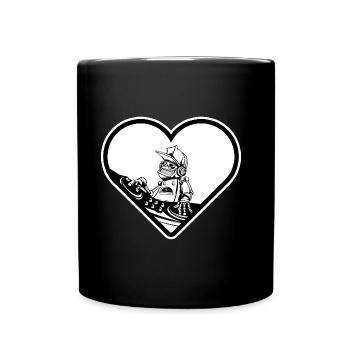 DJ Audio Sound Mixer Synthesize Mixtape - Full Colour Mug - black - Front
