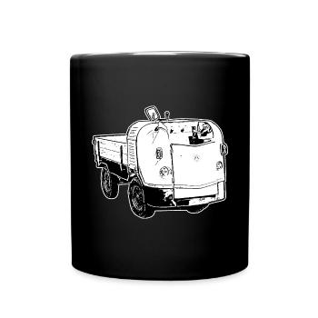 Multicar M21 Multicar Nouvelle fourmi diesel Multricar - Mug uni - noir - Devant
