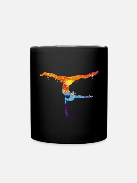 Turnen Turnen - Tasse einfarbig - Schwarz