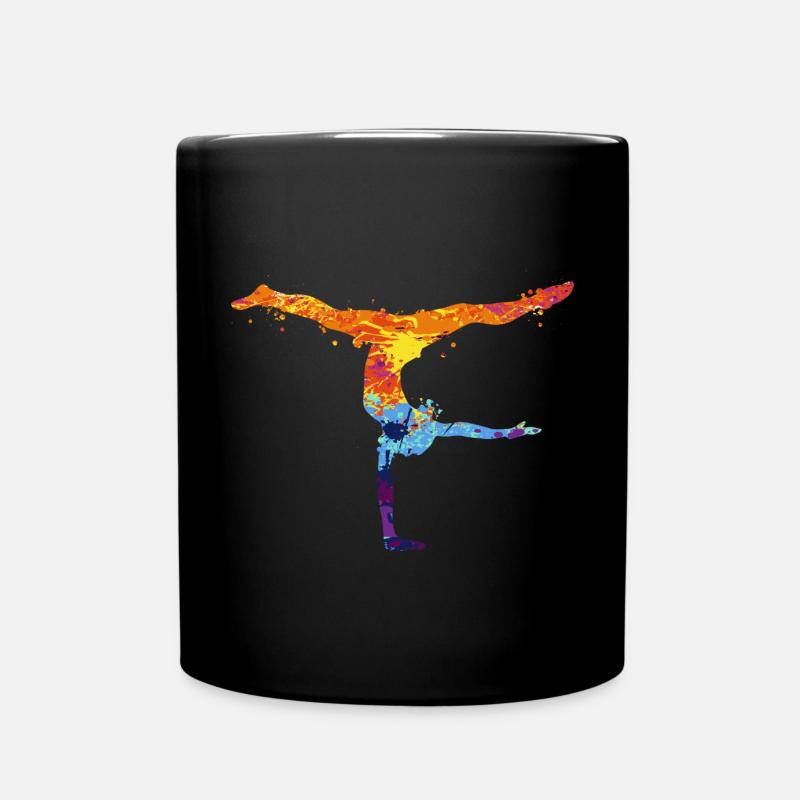Turnen Turnen - Tasse einfarbig - Schwarz