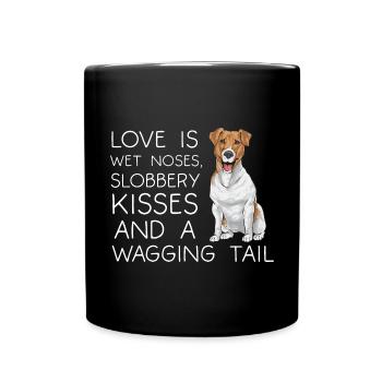 Jack Russell Terrier - Mug uni - noir - Devant
