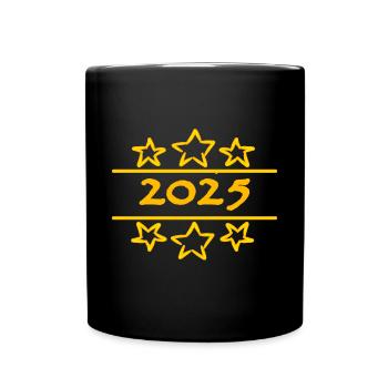Funny 2025 - Full Colour Mug - black - Front