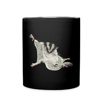 Short-headed glider Sugar Glider - Full Colour Mug - black - Front