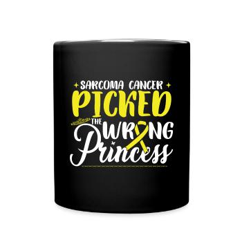 Sarcoma Picked The Wrong Princess - Full Colour Mug - black - Front