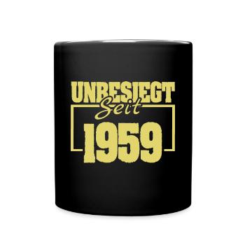 seit 1959 - Tasse einfarbig - Schwarz - Vorne