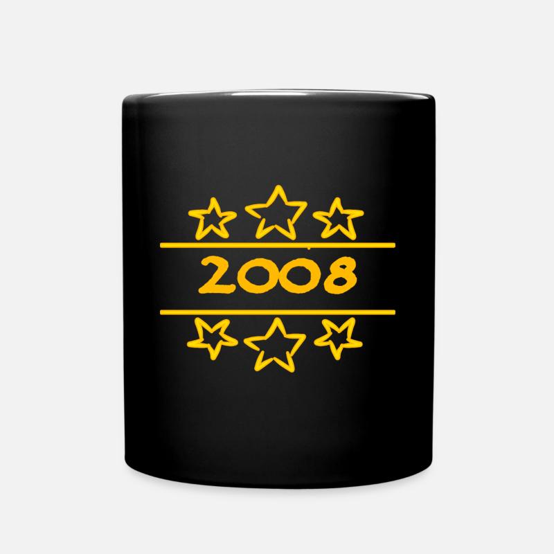 2008 2008 - Mug uni - noir
