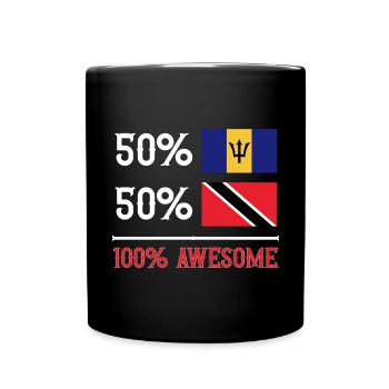 Trinidad and Tobago flag - Full Colour Mug - black - Front