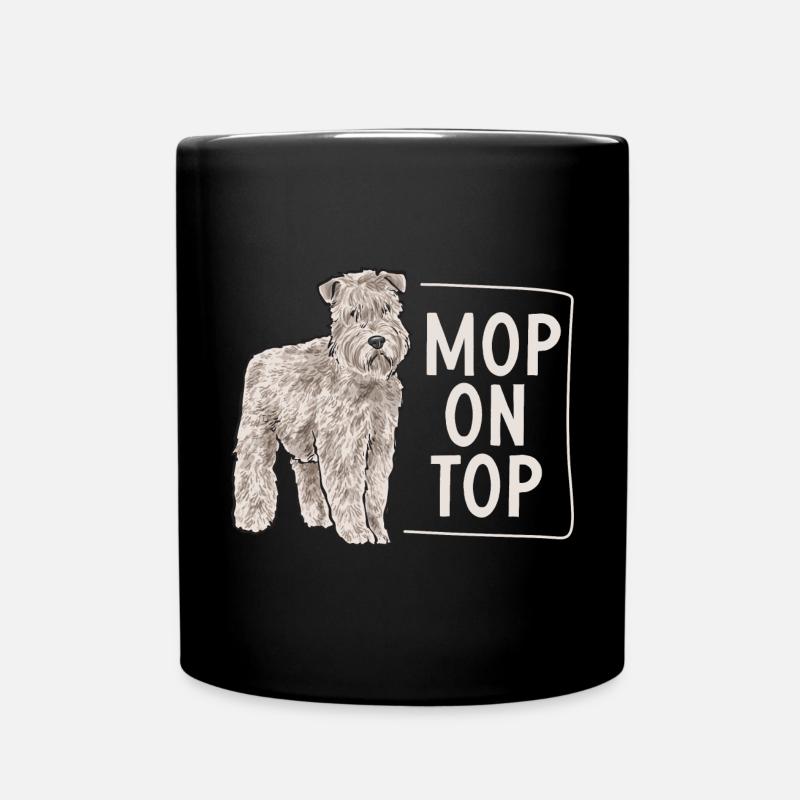 Irish Soft Coated Wheaten Terrier - Tasse einfarbig - Schwarz