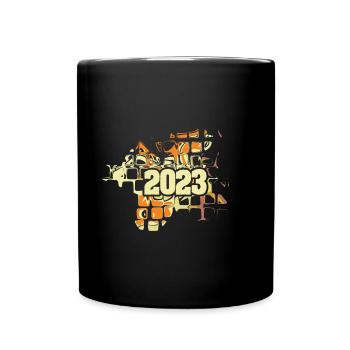 Year 2023 - Full Colour Mug - black - Front