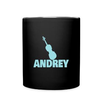 Violon Andrey - Mug uni - noir - Devant