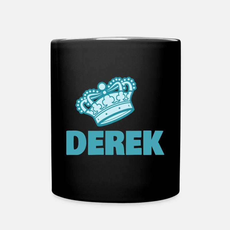Krone Derek - Tasse einfarbig - Schwarz