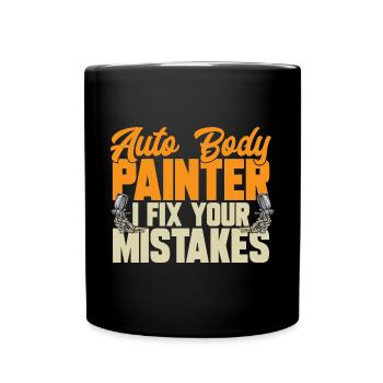 Body Painter Car Painter Painter - Mug uni - noir - Devant