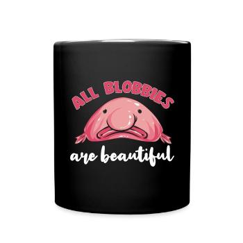 Blob fish - Full Colour Mug - black - Front