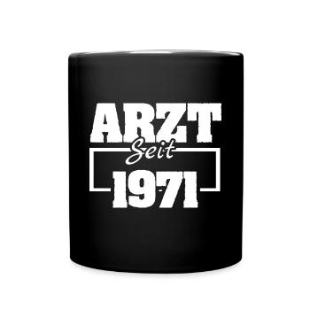 1971 - Tasse einfarbig - Schwarz - Vorne