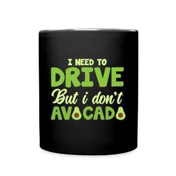 Véganisme végétalien - Mug uni - noir - Devant