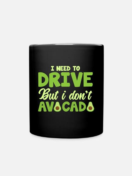 Vegan Veganismus - Tasse einfarbig - Schwarz