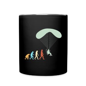 Paramoteur Parapente motorisé - Mug uni - noir - Devant