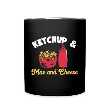 Macaroni Cheese Lover Mac And Cheese - Full Colour Mug - black - Front