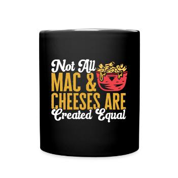 Macaroni Cheese Lover Mac And Cheese - Full Colour Mug - black - Front