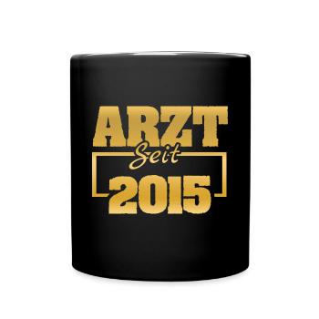 Ärztin 2015 - Tasse einfarbig - Schwarz - Vorne